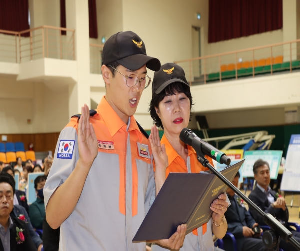 영덕소방서 제30회 의용소방대 소방기술 경연대회 개최